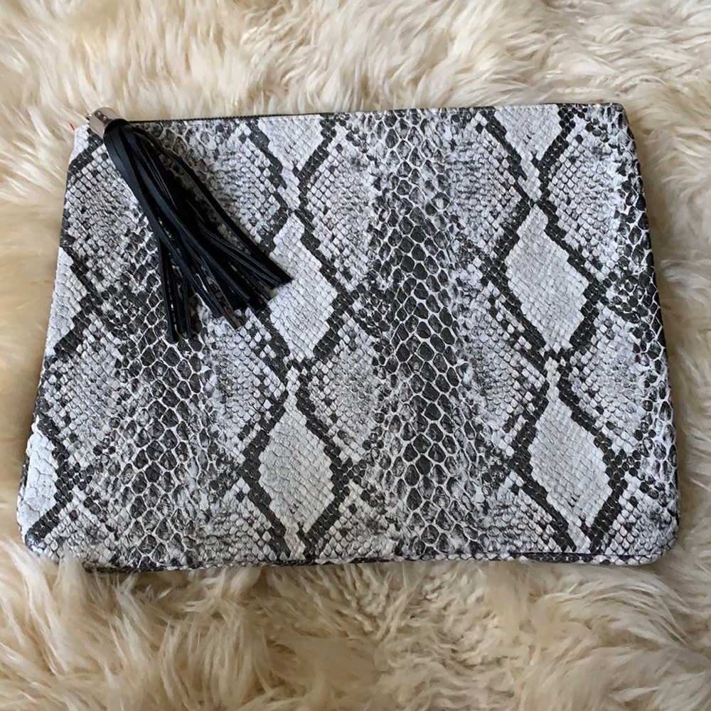 Leather clutch